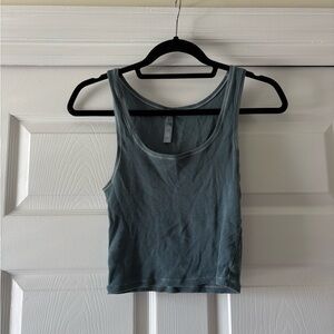 Skims Green/Blue Cropped Tank Top